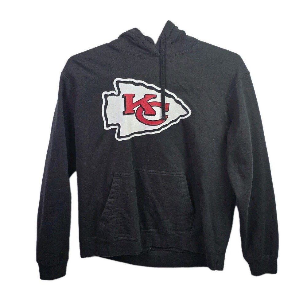 Fanatics Kansas City Chiefs Size Large Charcoal Heather Pullover Hoodie